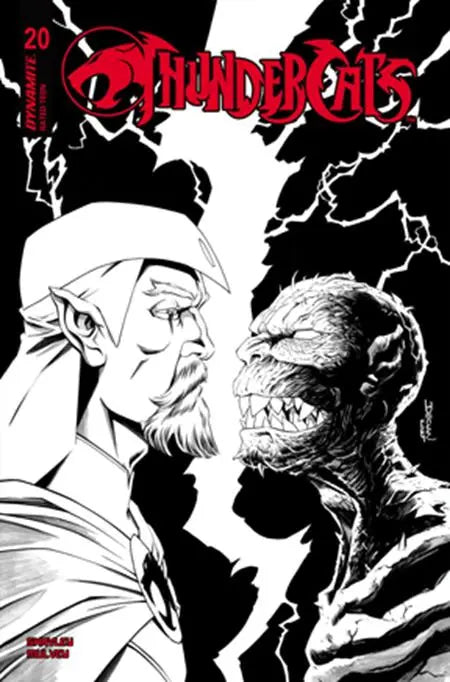 THUNDERCATS #20 CVR J INCENTIVE 1:10 DECLAN SHALVEY LINE ART VARIANT DYNAMITE Entertainment