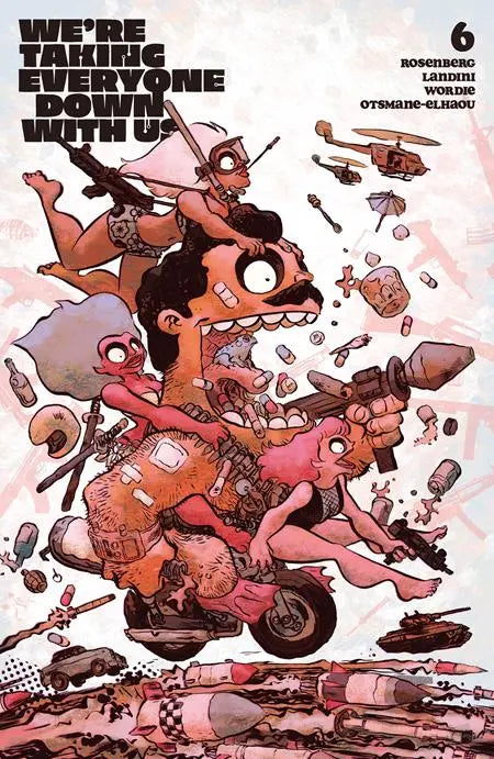 WERE TAKING EVERYONE DOWN WITH US #6 (OF 6) CVR B JESSE LONERGAN VAR (MR) Image Comics