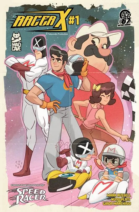 RACER X #1 (OF 8) CVR D 10 COPY SEAN GALLOWAY INCENTIVE UNLOCK VARIANT 1:10 Mad Cave Studios