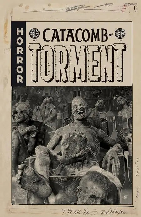 EC CATACOMB OF TORMENT #3 CVR D INCENTIVE 1:20 BJORN BARENDS B&W ARTIST EDITION VARIANT Oni Press