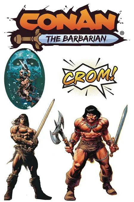 CONAN THE HEROIC RETURN STICKER PACK 1 Previously Offered Thru Diamond Titan Comics