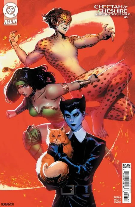 CHEETAH AND CHESHIRE ROB THE JUSTICE LEAGUE #3 (OF 6) CVR C NOOBOVICH CARD STOCK VAR DC Comics