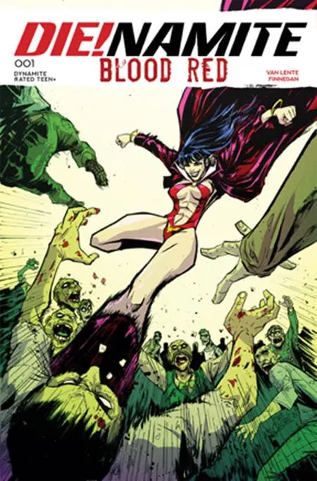 DIE!NAMITE BLOOD RED #1 CVR C DAVID COUSENS VAR DYNAMITE Entertainment
