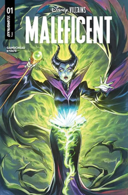 DISNEY VILLAINS MALEFICENT #1 CVR B ELLERY SANTOS VAR DYNAMITE Entertainment