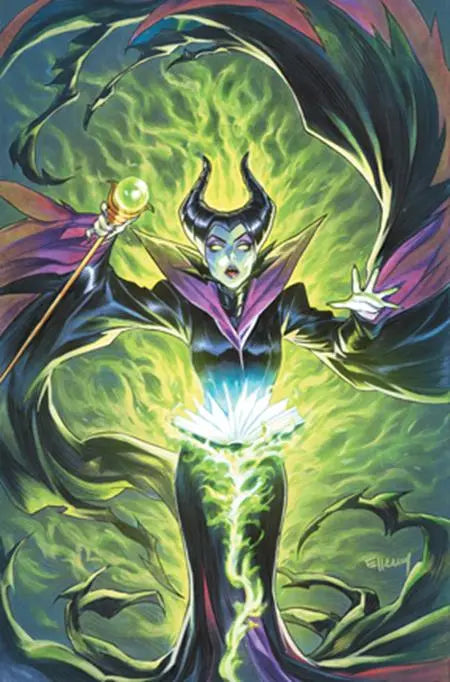 DISNEY VILLAINS MALEFICENT #1 CVR I INCENTIVE 1:15 ELLERY SANTOS VIRGIN VAR DYNAMITE Entertainment