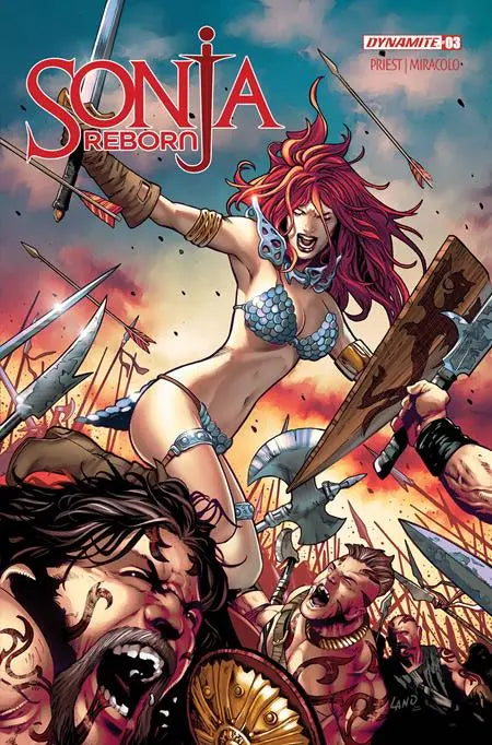 SONJA REBORN #3 CVR D GREG LAND VAR DYNAMITE Entertainment