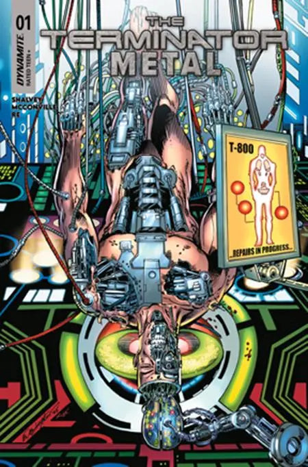 TERMINATOR METAL #1 CVR B BOB LAYTON VAR DYNAMITE Entertainment