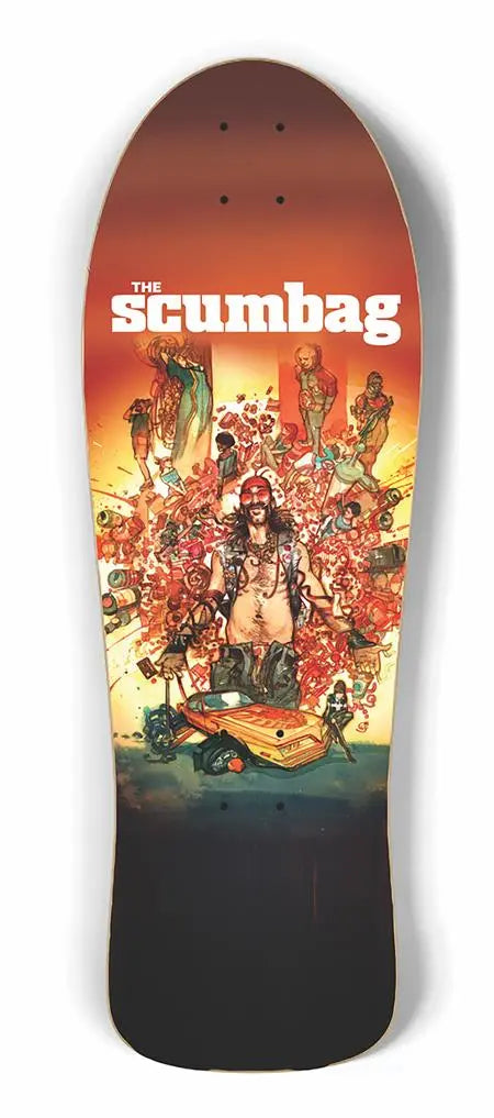 SCUMBAG SKATEBOARD DECK (MR) (NET) Image Comics