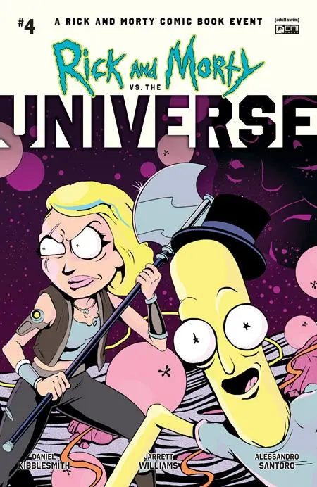 RICK AND MORTY VS THE UNIVERSE #4 (OF 4) CVR C INC 1:10 FLOPS INTERLOCKING VAR Oni Press