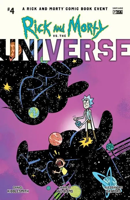 RICK AND MORTY VS THE UNIVERSE #4 (OF 4) CVR E INC 1:50 JARRETT WILLIAMS PRIME VAR Oni Press