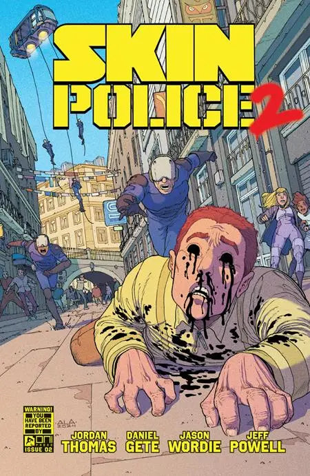 SKIN POLICE 2 #2 (OF 4) CVR B KARL KERSCHL VAR Oni Press