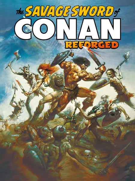 SAVAGE SWORD OF CONAN REFORGED #1 (OF 4) CVR B BORIS VALLEJO VAR (MR) Titan Comics