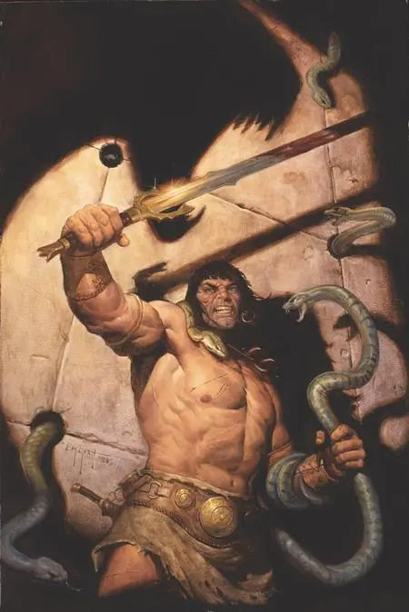CONAN THE BARBARIAN SCOURGE OF THE SERPENT #2 (OF 4) CVR F EM GIST VIRGIN VAR (MR) Titan Comics