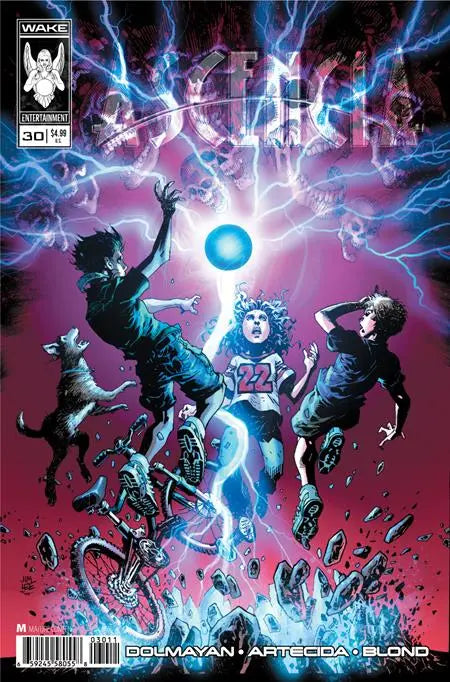 ASCENCIA #30 CVR E INCENTIVE 1:500 JOHN DOLMAYAN AND JIM LEE SIGNED METAL VAR (MR) Wake Entertainment