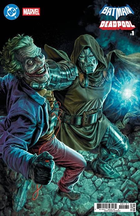 DC MARVEL BATMAN DEADPOOL #1 (ONE SHOT) CVR C LEE  BERMEJO JOKER DR DOOM CARD STOCK VAR DC Comics