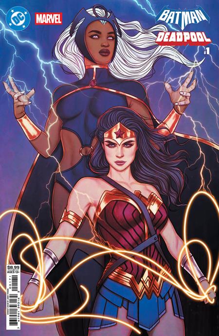 DC MARVEL BATMAN DEADPOOL #1 (ONE SHOT) CVR H JENNY FRISON WONDER WOMAN STORM CARD STOCK VAR DC Comics