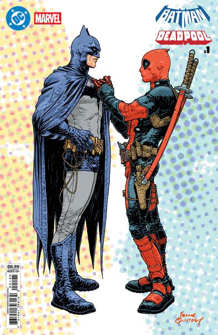 DC MARVEL BATMAN DEADPOOL #1 (ONE SHOT) CVR N FRANK QUITELY BATMAN DEADPOOL CARD STOCK VAR DC Comics