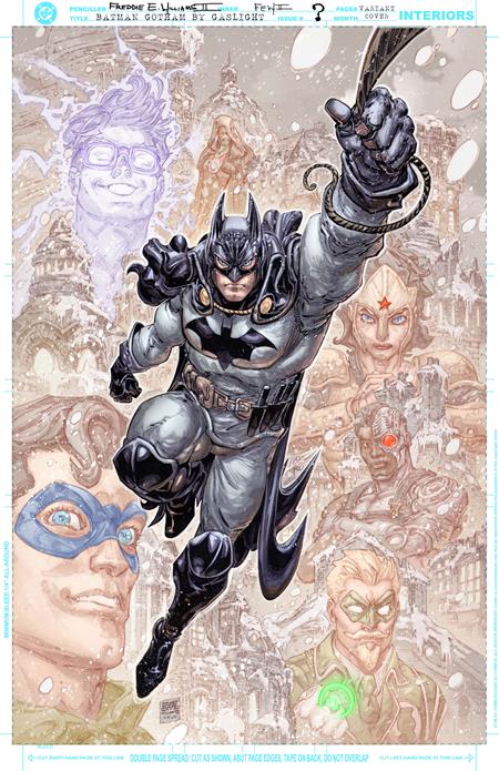 BATMAN GOTHAM BY GASLIGHT A LEAGUE FOR JUSTICE #5 (OF 6) CVR C FREDDIE E WILLIAMS II CARD STOCK VAR DC Comics
