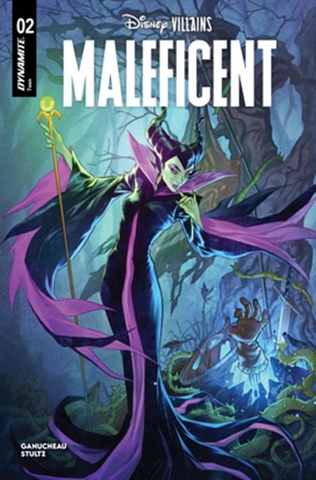 DISNEY VILLAINS MALEFICENT #2 CVR B ELLERY SANTOS VAR DYNAMITE Entertainment