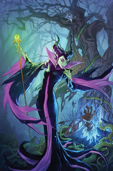 DISNEY VILLAINS MALEFICENT #2 CVR G INCENTIVE 1:15 ELLERY SANTOS VIRGIN VAR DYNAMITE Entertainment