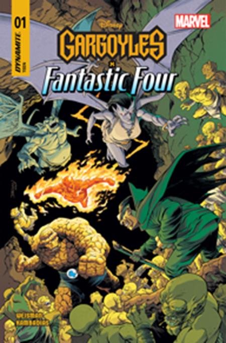 GARGOYLES X FANTASTIC FOUR #1 CVR B DECLAN SHALVEY VAR DYNAMITE Entertainment