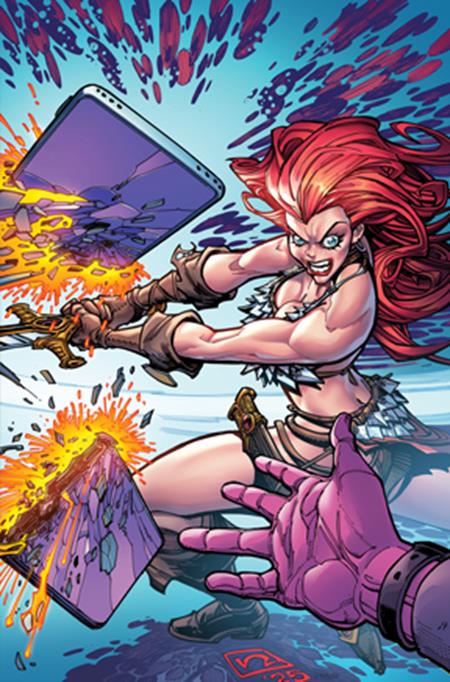 SONJA REBORN #4 CVR H INCENITVE 1:10 CHAD HARDIN VIRGIN VAR DYNAMITE Entertainment