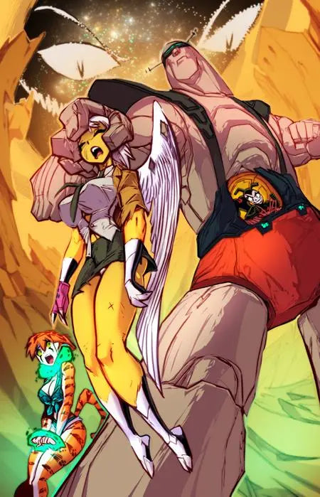 TIFANNY & CHARLOTTE ON ANOTHER WORLD #3 (OF 4) CVR B FRED PERRY VAR Previously Offered Thru Diamond Massive Publishing