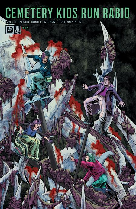 CEMETERY KIDS RUN RABID #4 (OF 4) CVR B JENNA CHA VAR Oni Press