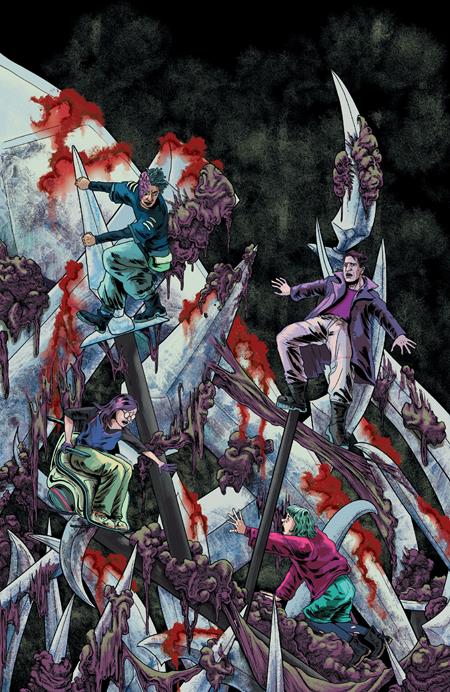 CEMETERY KIDS RUN RABID #4 (OF 4) CVR C INCENTIVE 1:10 JENNA CHA FULL ART VAR Oni Press