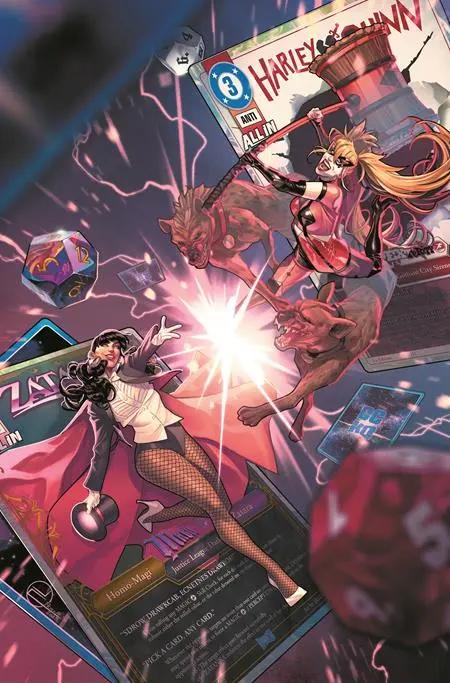 DC K.O. HARLEY QUINN VS ZATANNA #1 (ONE SHOT) CVR C JAMAL CAMPBELL CARD STOCK VAR DC Comics