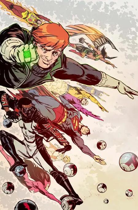 JUSTICE LEAGUE UNLIMITED #14 CVR B SANFORD GREENE CARD STOCK VAR (DC K.O.) DC Comics