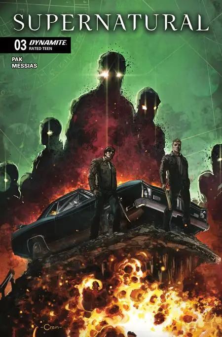 SUPERNATURAL #3 CVR A CLAYTON CRAIN DYNAMITE Entertainment
