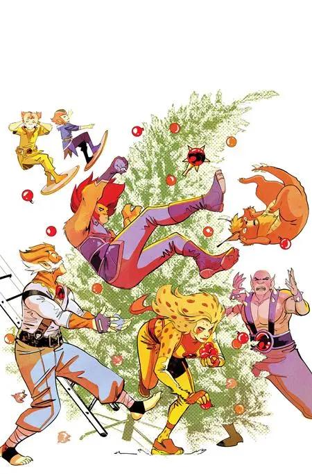 THUNDERCATS HO!(LIDAY) SPECIAL 2025 #1 (ONE SHOT) CVR E SEBASTIAN PIRIZ METAL VIRGIN VAR DYNAMITE Entertainment
