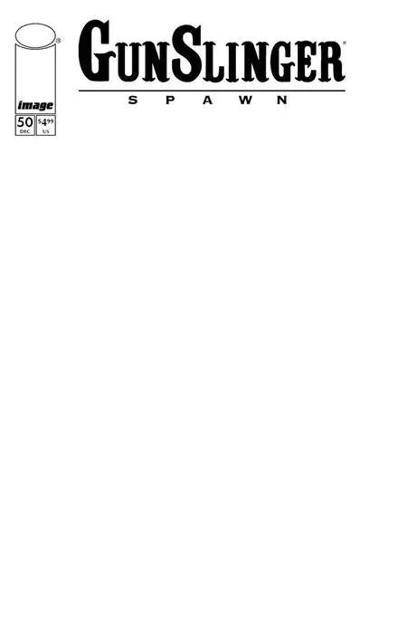 GUNSLINGER SPAWN #50 CVR D BLANK SKETCH VAR Image Comics