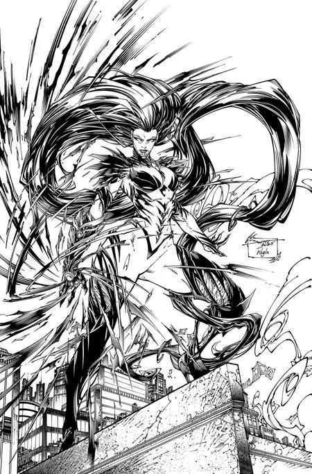 WITCHBLADE #17 CVR C INC 1:25 BRETT BOOTH & SAL REGLA B&W VAR Image Comics