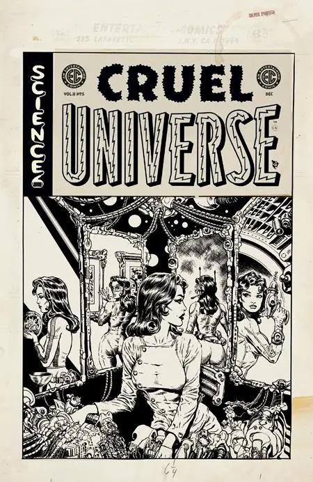 EC CRUEL UNIVERSE 2 #5 CVR D INC 1:20 LIAM SHARP B&W ARTIST EDITION VAR Oni Press