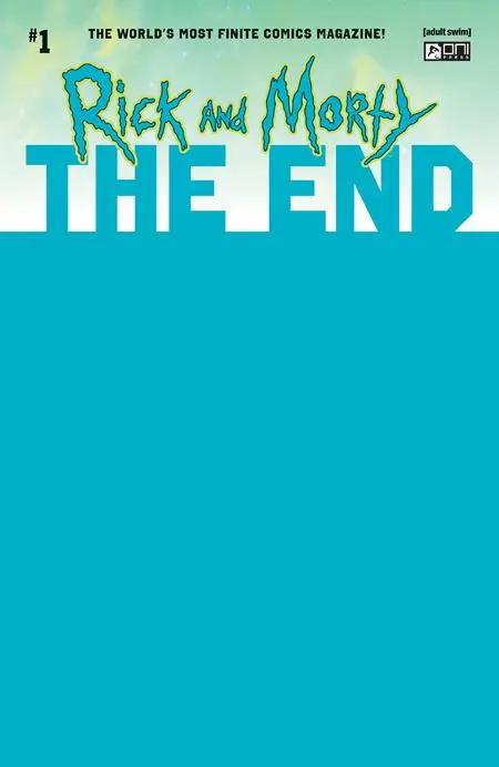 RICK AND MORTY THE END #1 CVR D BLUE SKETCH VAR Oni Press