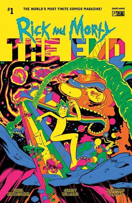 RICK AND MORTY THE END #1 CVR G INC 1:50 DAVE BARDIN BLACKLIGHT VAR Oni Press