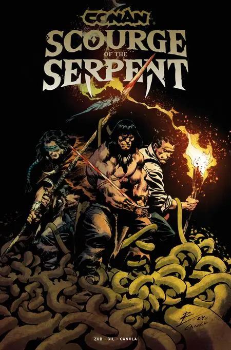 CONAN THE BARBARIAN SCOURGE OF THE SERPENT #4 (OF 4) CVR A ROBERTO DE LA TORRE (MR) Titan Comics