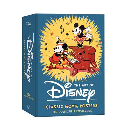 DISNEY THE ART OF DISNEY ICONIC MOVIE POSTERS 100 COLLECTIBLE POSTCARDS Previously Offered thru Other Distributors Chronicle Books