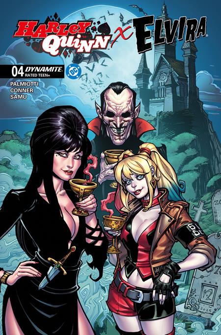 HARLEY QUINN X ELVIRA #4 CVR B CHAD HARDIN VAR DYNAMITE Entertainment
