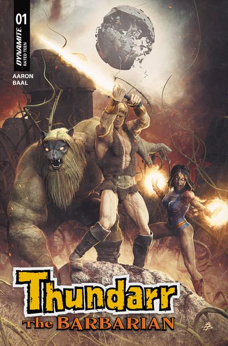 THUNDARR THE BARBARIAN #1 CVR C BJORN BARENDS VAR DYNAMITE Entertainment