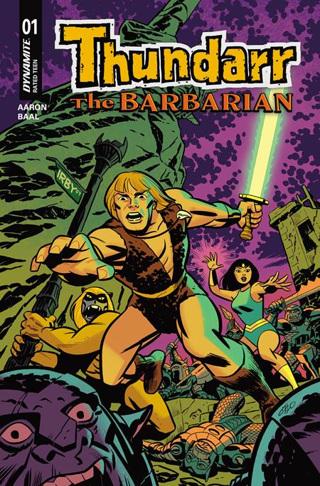 THUNDARR THE BARBARIAN #1 CVR F MICHAEL CHO FOIL VAR DYNAMITE Entertainment