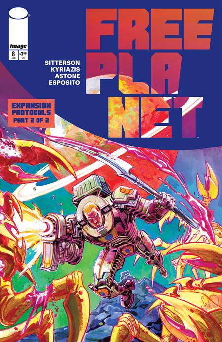 FREE PLANET #8 CVR A JED DOUGHERTY Image Comics