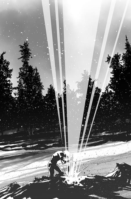 LOST FANTASY #7 CVR D INC 1:25 LUCA CASALANGUIDA SIGIL B&W VIRGIN VAR Image Comics