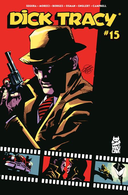 DICK TRACY #15 CVR A GERALDO BORGES MARK ENGLERT Mad Cave Studios