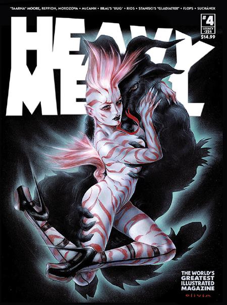 HEAVY METAL MAGAZINE #4 CVR A OLIVIA DE BERARDINIS (MR) Massive Publishing