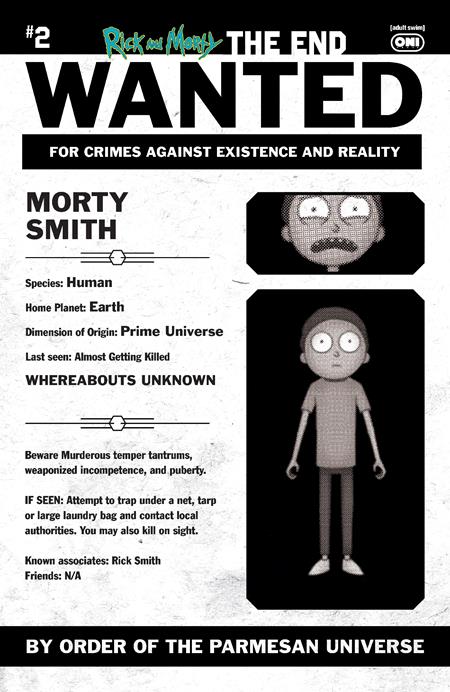RICK AND MORTY THE END #2 (OF 6) CVR C INC 1:10 PHIL MURPHY MOST WANTED VAR Oni Press