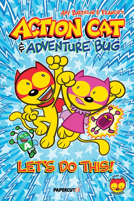 ACTION CAT & ADVENTURE BUG TP LETS DO THIS Papercutz