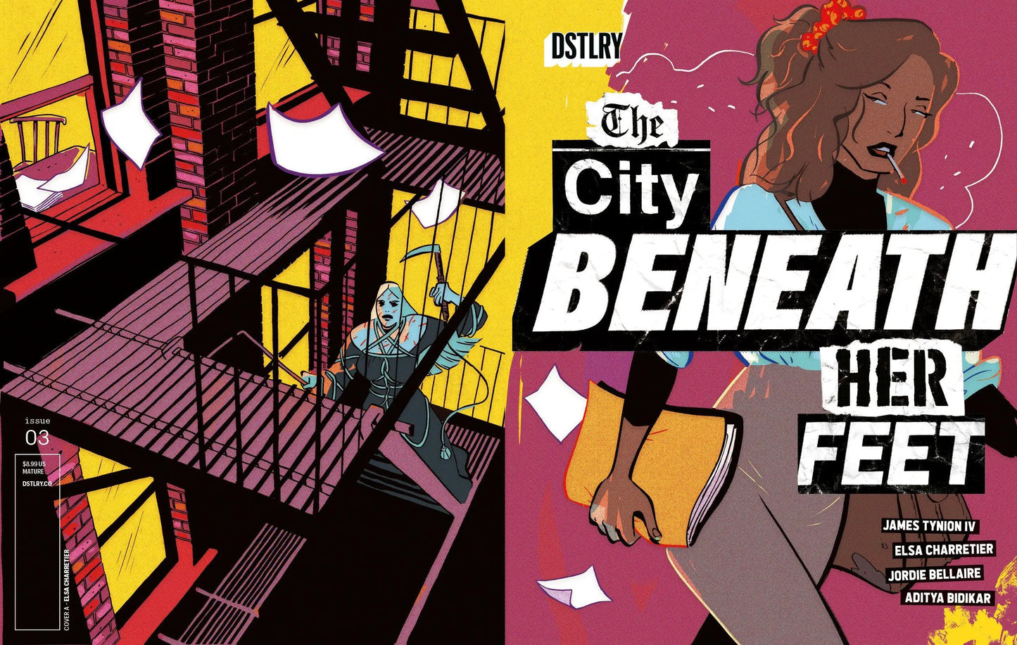 THE CITY BENEATH HER FEET #3 CVR A ELSA CHARRETIER DSTLRY